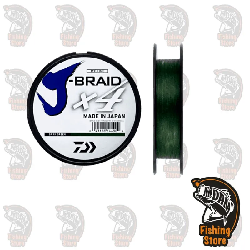 Daiwa J-Braid X4 0.07mm 150m | Trenzado Pesca Finesse | DRM Fishing