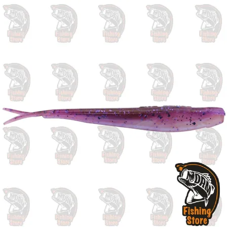 Berkley PowerBait Minnow 4" Purple Magic - Vinilo Pesca 10cm DRM
