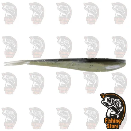 Berkley PowerBait Minnow 4" Black Shad  - Vinilo Pesca 10cm DRM