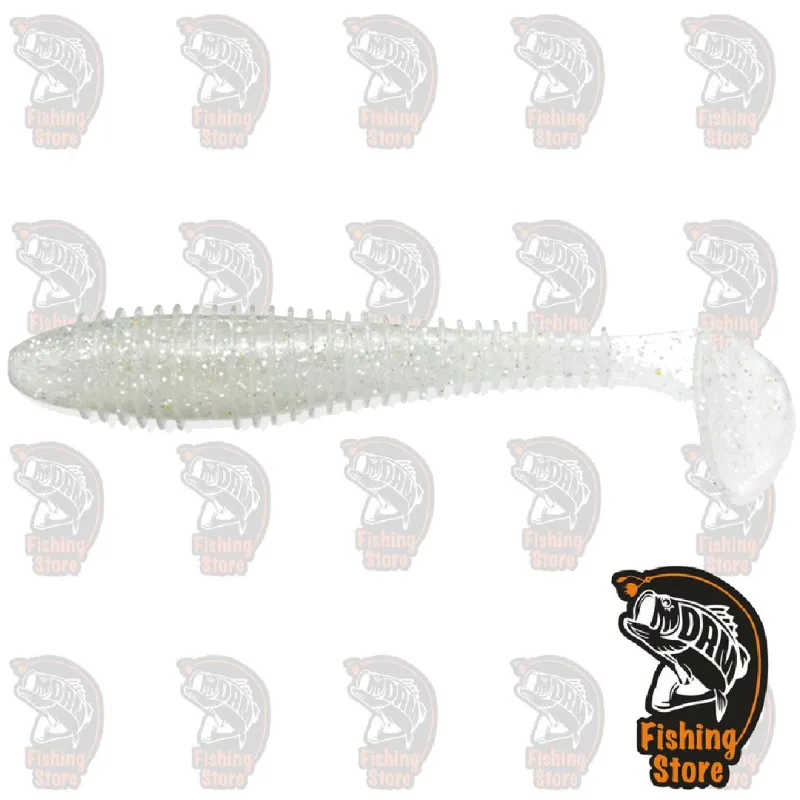 Keitech Swing Impact Fat 4.8" 370S Silver Glow - Vinilo de Pesca