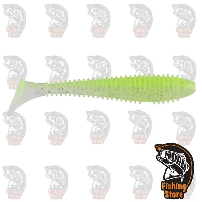 Keitech Swing Impact Fat 4.8" 484T Chartreuse Shad - Vinilo Pesca