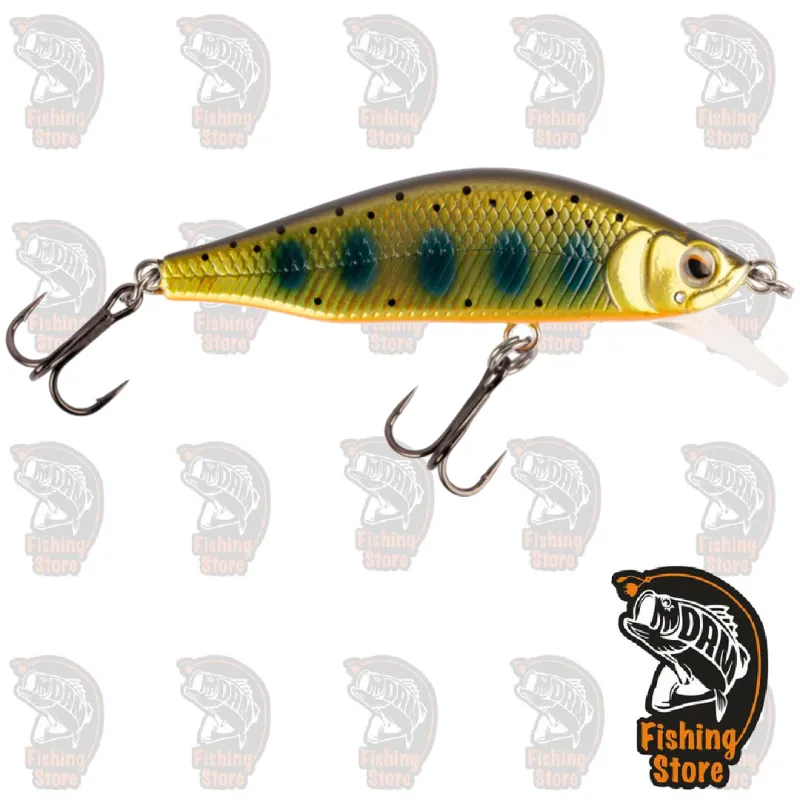 Mustad Yuzuki LSLM Gold Yamame - Minnow de Pesca Trucha