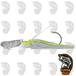 Molix Compact Blade Jig 3/8 Chart Glimmer - Chatterbait Pesca Bass