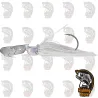 Molix Compact Blade Jig 07 Special White  3/8  Chatterbait Pesca Bass