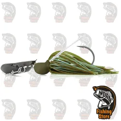 Molix Compact Blade Jig 1/2 oz 135 Green Pumpkin Special - Chatterbait
