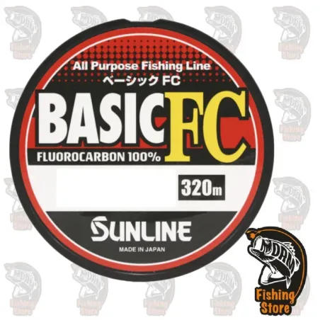 Sunline Basic FC 16lb 320m - Fluorocarbono Japonés Invisible