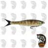 Swimbait Berkley PowerBait Nessie 17 cm Perch | Web DRM Fishing