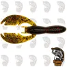 Vinilo NetBait Baby Paca Craw Green Pumpkin Red | DRM Fishing