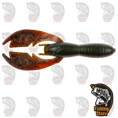Vinilo NetBait Baby Paca Craw Green Pumpkin TX Red | DRM Fishing