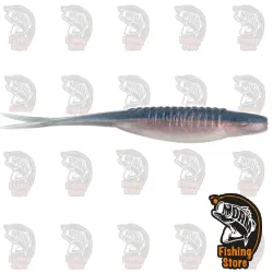 Vinilo NetBait Super Twitch Jr Pro Blue Red Pearl | DRM Fishing