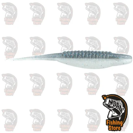 Vinilo NetBait Super Twitch Jr Grey Ghost Magic | DRM Fishing