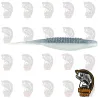 Vinilo NetBait Super Twitch Jr Grey Ghost Magic | DRM Fishing