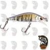 Mustad Yuzuki LSLM Violet Herring Señuelo Trucha | DRM Fishing
