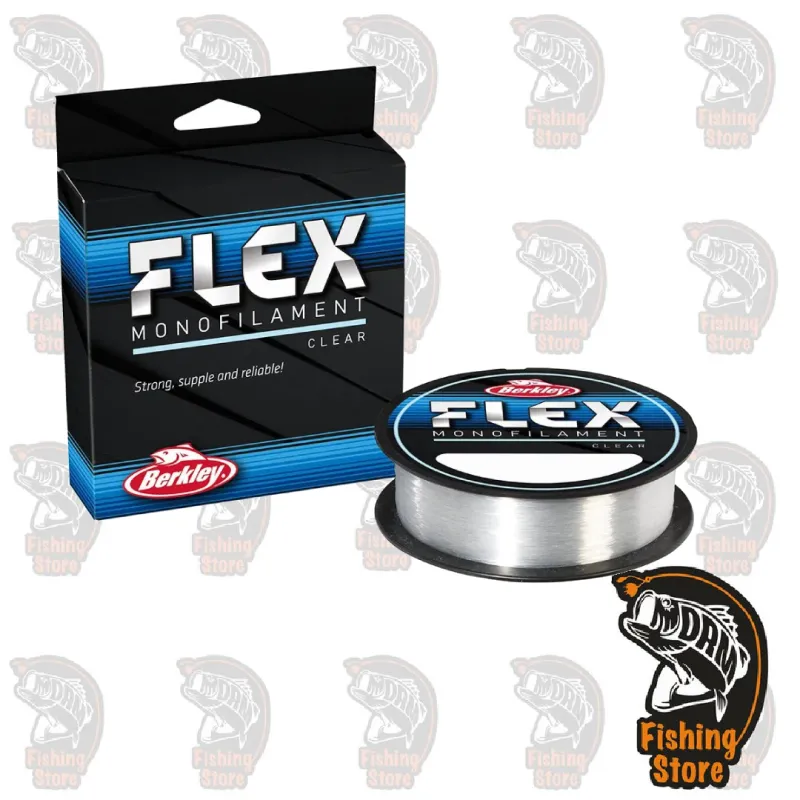 Monofilamento Berkley Flex 0.25 mm 300m Clear | DRM Fishing Store