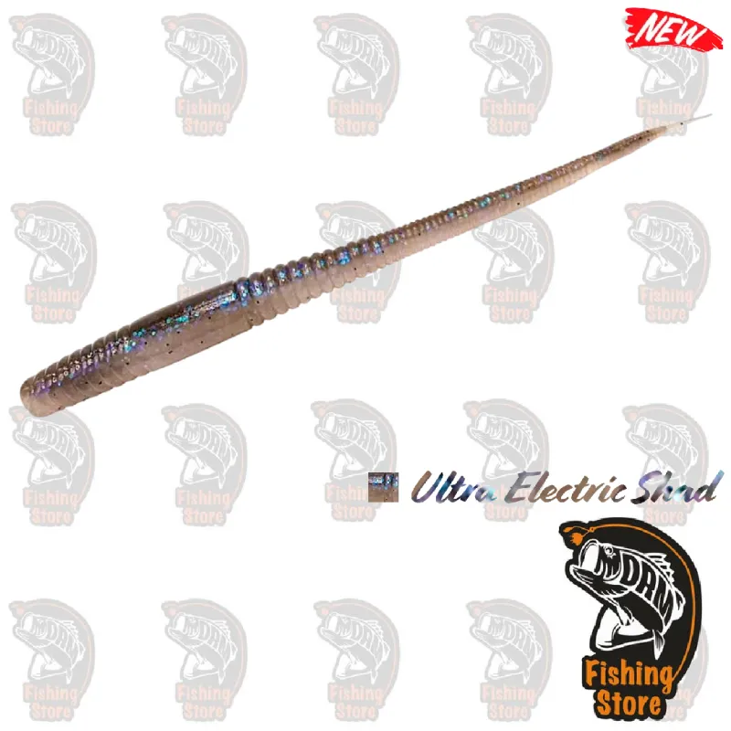Vinilo AGR Motion Worm Ultra Electric Shad | DRM Fishing Store