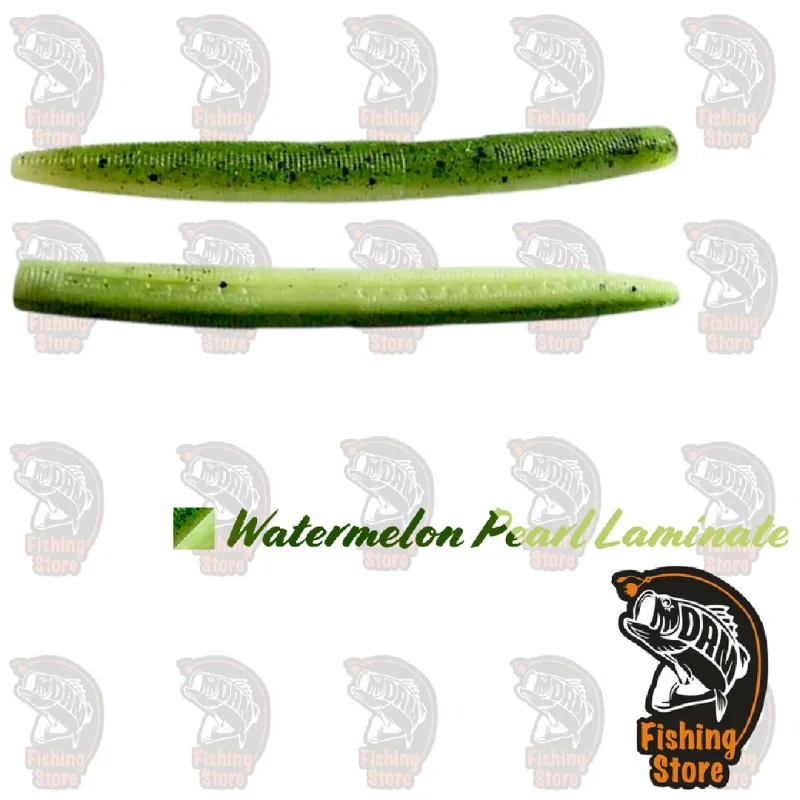 Vinilo AGR Baits Still Worm 4" Watermelon Pearl | DRM Fishing Store