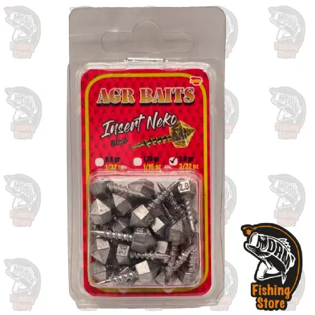 Plomo Tungsteno Neko Insert 3/32 oz 2.8g AGR Baits | DRM Fishing