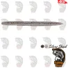 Vinilo AGR Baits Still Worm 5" Silver Shad | DRM Fishing Store
