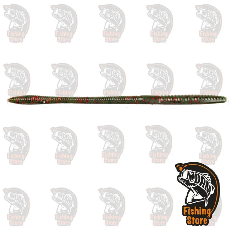 Vinilo Xzone Deception Worm 6" Watermelon Red Flk | DRM Fishing Store