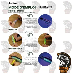 Marcador Sakura Iregui Marker Green UV | DRM Fishing Store