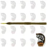 YUM Gadget Worm 5" Green Pumpkin Purple | Black Bass - DRM