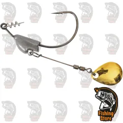 Anzuelo Owner Flashy Swimmer 5/0 Gold Colorado (1/4 oz)