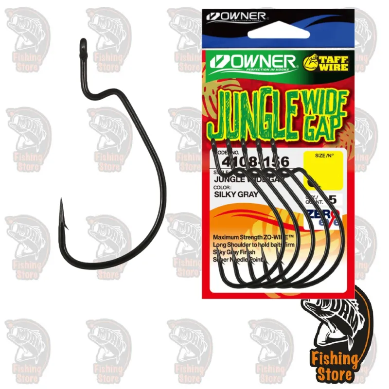 Anzuelo Owner Jungle Wide Gap 3/0 Reforzado 4108-136