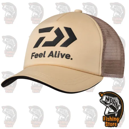 Gorra Daiwa DC-6225E Cream Beige Feel Alive Cap