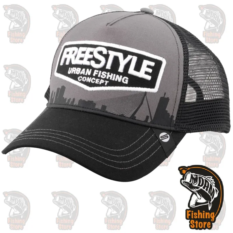 Gorra Spro FreeStyle Trucker Cap Grey Urban Fishing