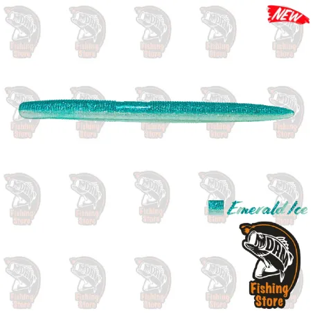 AGR Baits Still Worm 5" Emerald Ice | Vinilo de Pesca