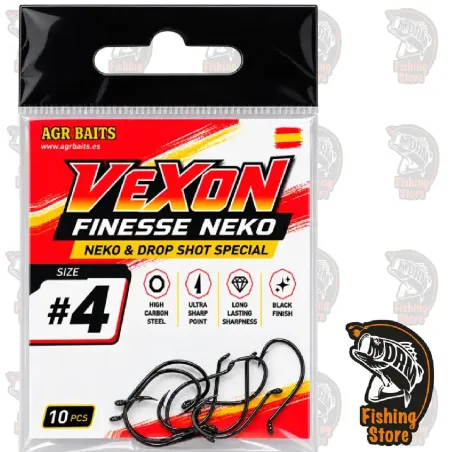 AGR Baits Vexon Finesse Neko Nº4 | Terminal Pesca Bass