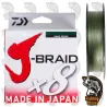 Trenzado Daiwa J-Braid X8 0.28mm 150m Verde Oscuro | DRM Fishing