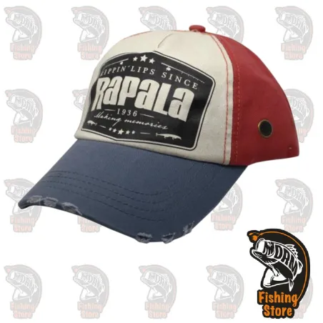 Gorra de Pesca Rapala TRIV Tricolor Regulable