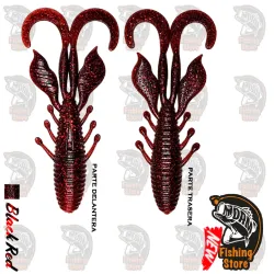 Vinilo AGR Baits Kratos 11.1cm Color Black Red