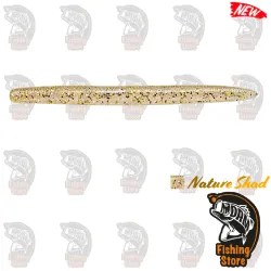 Vinilo AGR Baits Still Worm 4" Color Nature Shad (8 uds)