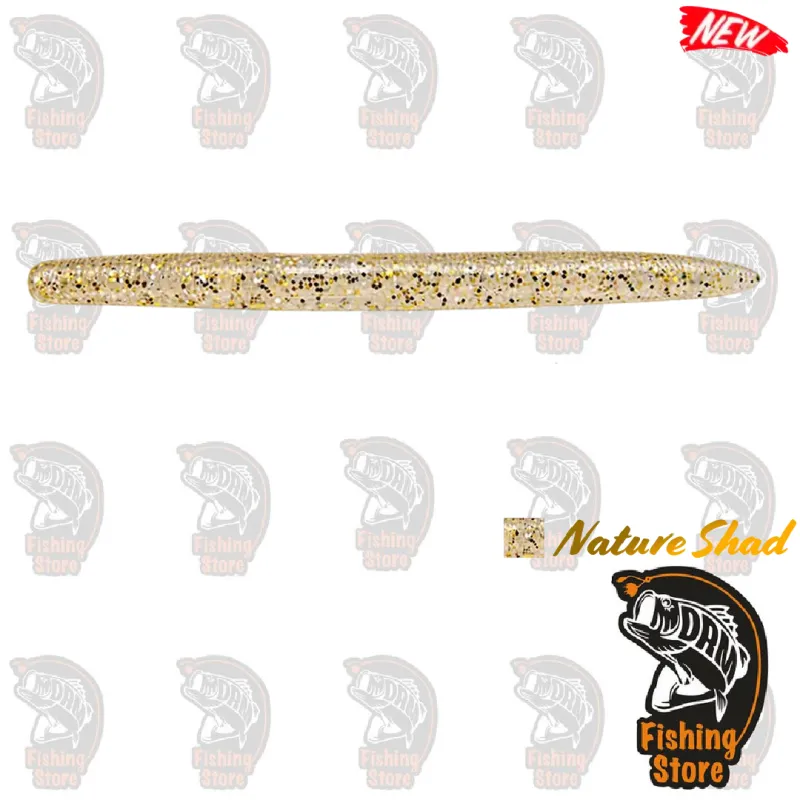 Vinilo AGR Baits Still Worm 5" Color Nature Shad (5 uds)
