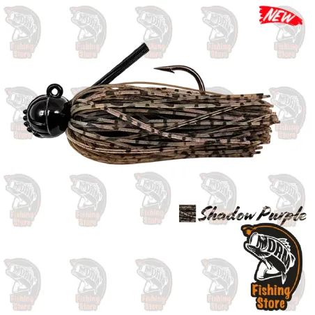 AGR Baits Football Jig 1/2 oz Smoke Purple | DRM Fishing