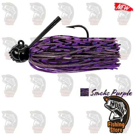 AGR Baits Football Jig 1/2 oz Smoke Purple | DRM Fishing
