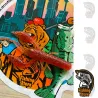 Señuelo Hart Spy Craw 4" 7g Cangrejo Vinilo Black Bass