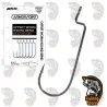 Anzuelo BKK Offset Worm Round Bend 1/0 (7uds) | DRM