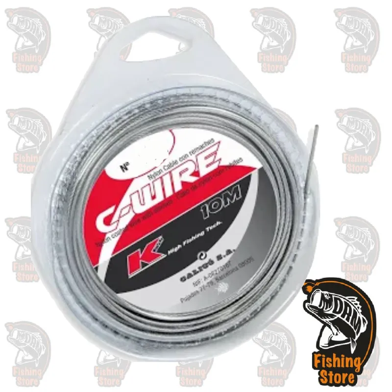 Cable Acero Kali Kunnan C-Wire 10m 60lb Remaches
